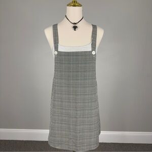 vintage plaid mini dress